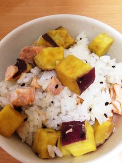 【離乳食取分け】鮭とさつま芋混ぜごはん♡-レシピのメイン写真