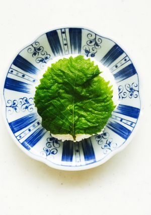 青シソ 塩漬け おむすび 保存-レシピのメイン写真