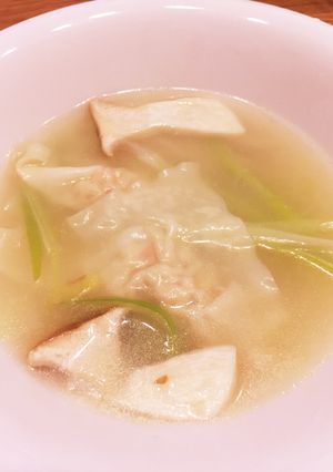 豆腐ハンバーグの残りでふわふわスープ♡-レシピのメイン写真