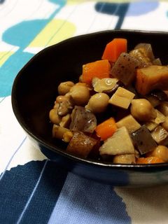 大豆水煮で簡単五目豆-レシピのメイン写真