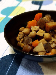 大豆水煮で簡単五目豆-レシピのメイン写真