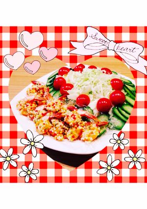 お弁当キャラ弁おかず簡単エビフライ風-レシピのメイン写真
