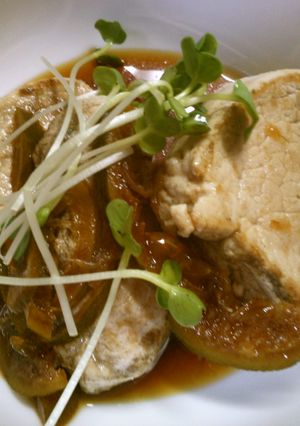 豚ヒレ肉のステーキ さっぱりすだちソース-レシピのメイン写真