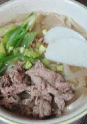 簡単肉うどん（関西風）-レシピのメイン写真