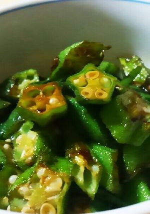 1才～みんな食べれる☆オクラの醤油炒め☆-レシピのメイン写真