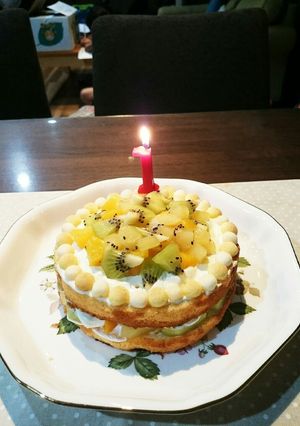 超簡単！1歳のバースデーケーキ-レシピのメイン写真