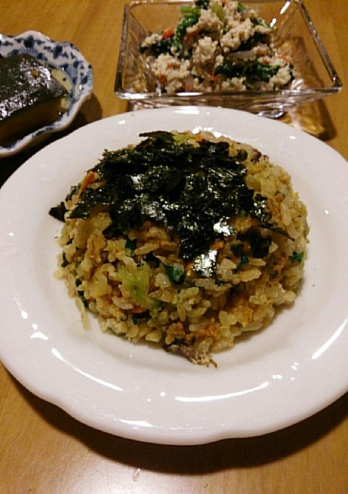 炊込ご飯で簡単リメイク炒飯-レシピのメイン写真