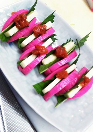 簡単おつまみ！かまぼこin大葉チーズ-レシピのメイン写真