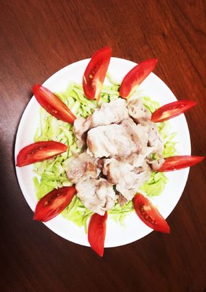 蒸せるんです！レンジで2分冷しゃぶ-レシピのメイン写真