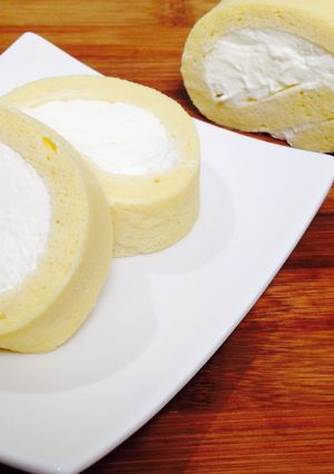 低糖質☆レンジで作るロールケーキ-レシピのメイン写真