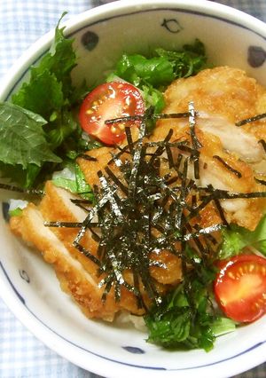 甘辛鶏胸肉おなかいっぱい丼-レシピのメイン写真