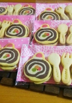 クッキーで♪ロールケーキ♡-レシピのメイン写真
