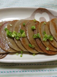 黒はんぺんのバター焼き-レシピのメイン写真