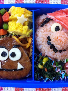 マリオとクリボーのキャラ弁☆-レシピのメイン写真