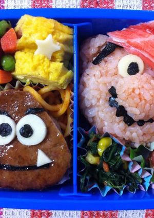 マリオとクリボーのキャラ弁☆-レシピのメイン写真