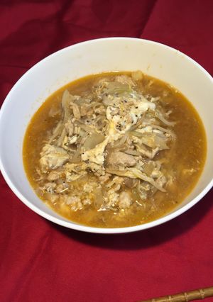 夏の残り物そうめんdeサンラータン-レシピのメイン写真