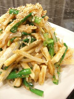 ☆長芋ともやしとニラのキムチごま和え☆-レシピのメイン写真