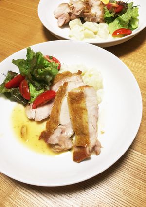 鶏モモステーキ〜カフェ・ド・パリソース〜-レシピのメイン写真