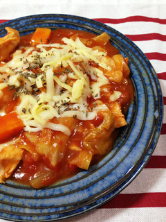 パサつかない鶏胸肉のトマト煮込み-レシピのメイン写真
