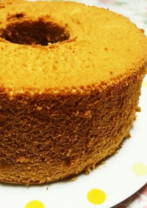 ふわうま蜂蜜とカフェオレのシフォンケーキ-レシピのメイン写真