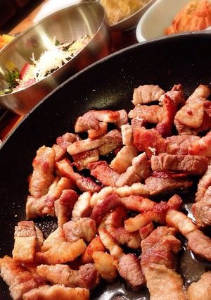 フライパンサーブ！で簡単サムギョプサル♪-レシピのメイン写真