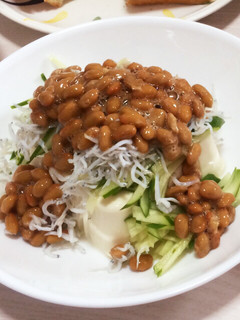 ダイエット食!納豆冷奴♡-レシピのメイン写真