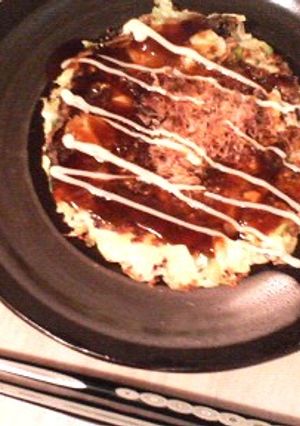 ＊豆腐と大和芋でなんちゃってお好み焼き＊-レシピのメイン写真