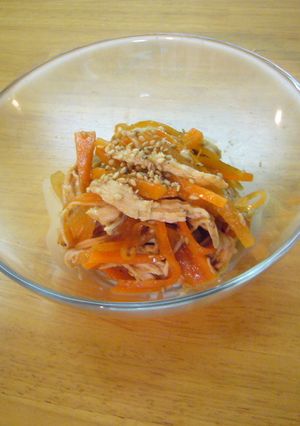 炊飯器deにんじんバンバンジー-レシピのメイン写真