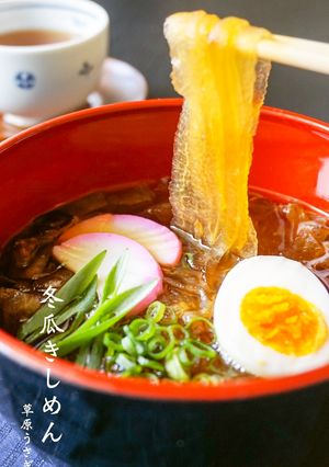 シャキシャキ食感☆冬瓜きしめん-レシピのメイン写真