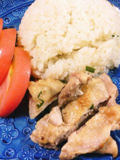 炊飯器で♪ 中華風チキンライス-レシピのメイン写真