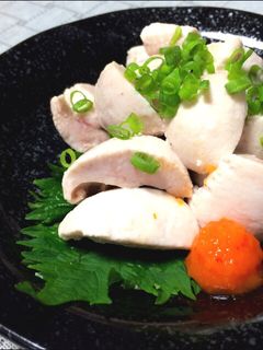*鮭の白子もみじポン酢*-レシピのメイン写真