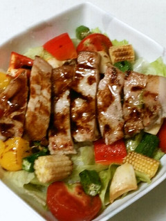 ★グリル野菜で★色鮮やか豚ロース丼-レシピのメイン写真