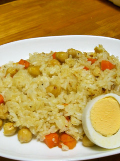 ひよこ豆の簡単ピラフ-レシピのメイン写真