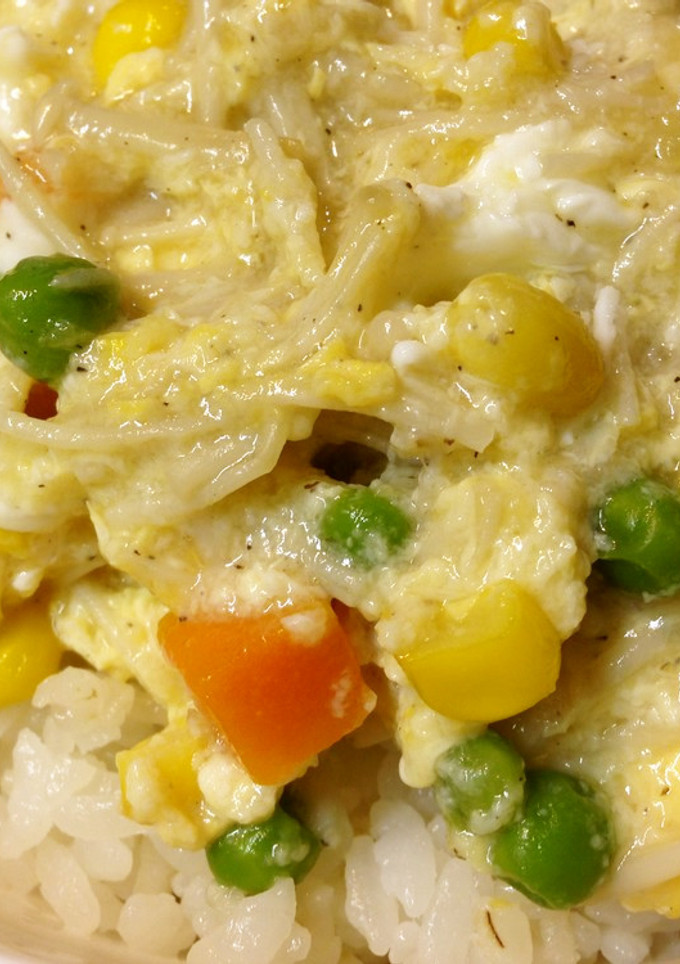 中華風・えのきのふんわり卵丼✾-レシピのメイン写真