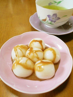 白玉だんご♡ロイヤルミルクティーソース-レシピのメイン写真