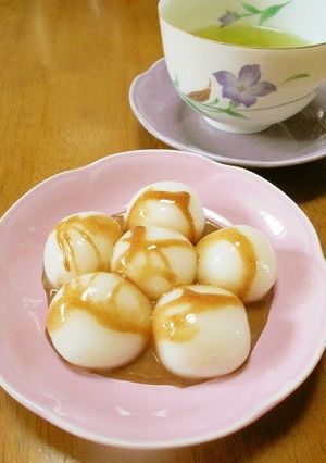 白玉だんご♡ロイヤルミルクティーソース-レシピのメイン写真