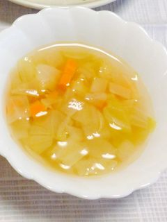 野菜とベーコンのコンソメスープ-レシピのメイン写真