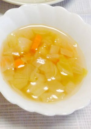 野菜とベーコンのコンソメスープ-レシピのメイン写真