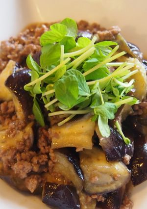 ☆秋なすのたっぷり肉あんかけ☆-レシピのメイン写真