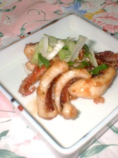 給食の人気メニュー♪イカの揚げ煮-レシピのメイン写真