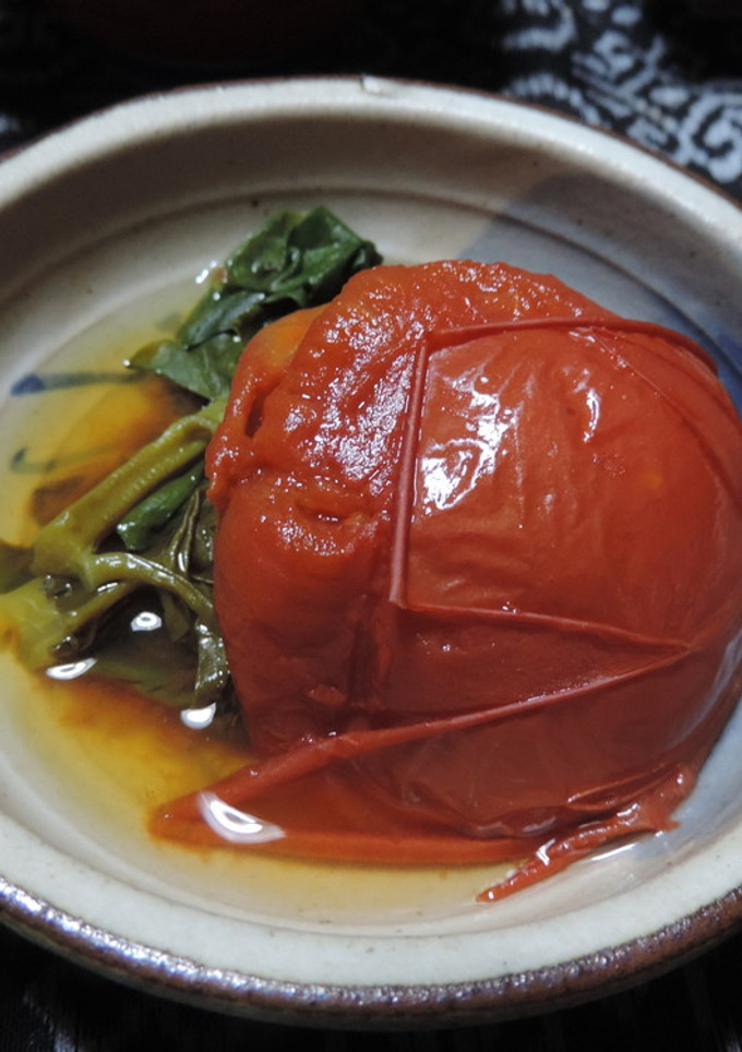 大玉トマトの簡単だし煮-レシピのメイン写真