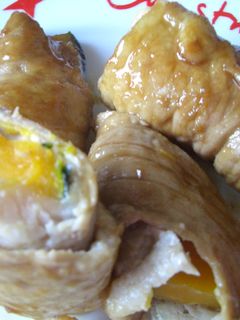 かぼちゃの肉巻き♪-レシピのメイン写真