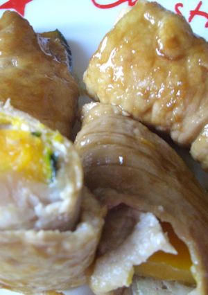 かぼちゃの肉巻き♪-レシピのメイン写真