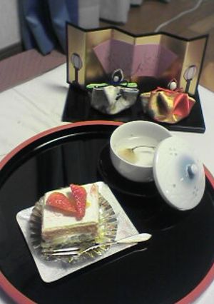 雛ケーキ ひし形三色ケーキ-レシピのメイン写真