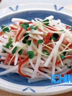 簡単!カニカマの大根サラダ-レシピのメイン写真