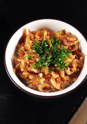 なんちゃって海老のかき揚げ天丼-レシピのメイン写真