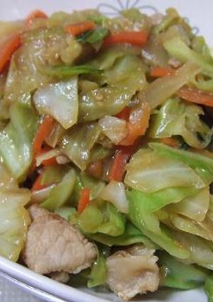 甘辛野菜炒め（＞＜）-レシピのメイン写真