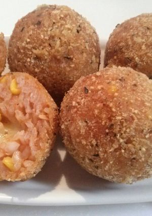 ♪炒めない♪ツナとコーンのライスコロッケ-レシピのメイン写真
