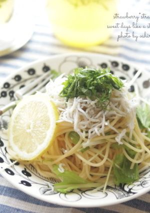 *しらすと水菜のレモンパスタ*-レシピのメイン写真