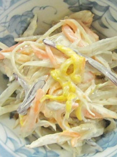 ゴボウのみそマヨ和え★食物繊維たっぷり-レシピのメイン写真